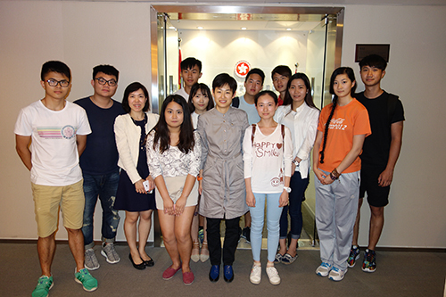 香港学生参观驻福建联络处