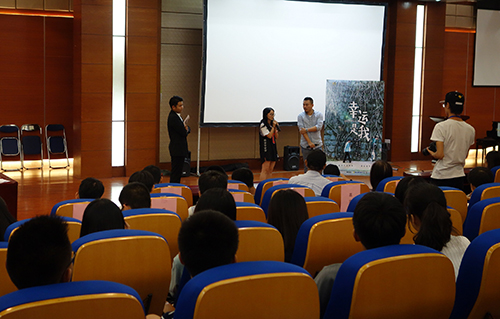 《幸運是我》導演羅耀輝於9月21日出席在福州大學舉辦的專場放映會，並與觀眾交流。