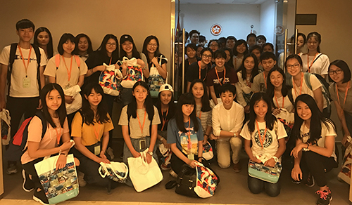 同學們參觀駐福建聯絡處