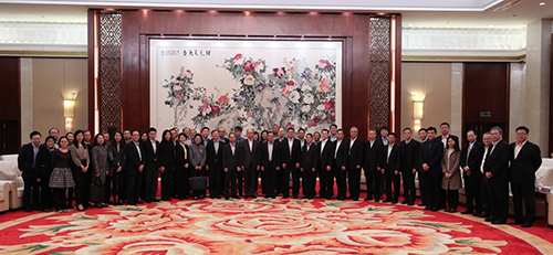 代表团与陈武主席会面后合照