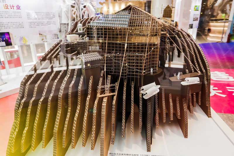 蒲台島天后誕戲棚建築模型