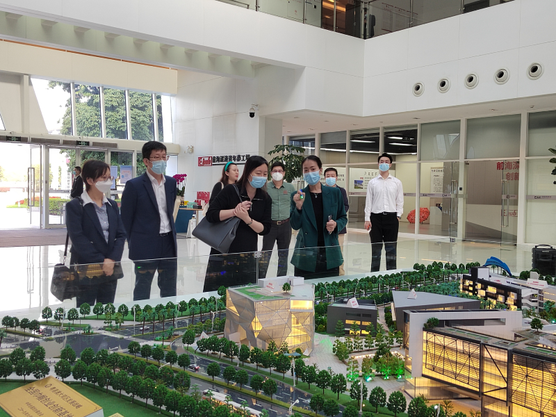 參觀前海深港青年夢工場。