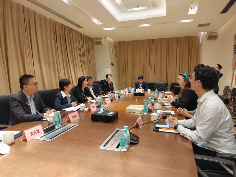 與在前海的香港青年座談交流。