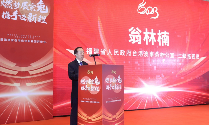 福建省人民政府台港澳事務辦公室二級巡視員翁林楠致辭