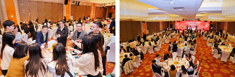 现场气氛热闹，出席嘉宾及桂港朋友均全情投入、相互祝贺。活动成功地加强了桂港两地企业家及青年交流和增进彼此友谊。