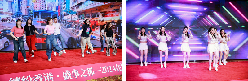 兩家在廣西極具規模的港企，中銀香港東南亞業務營運中心以及太平財產保險有限公司廣西分公司分別派出舞蹈團積極參與表演勁舞助慶。