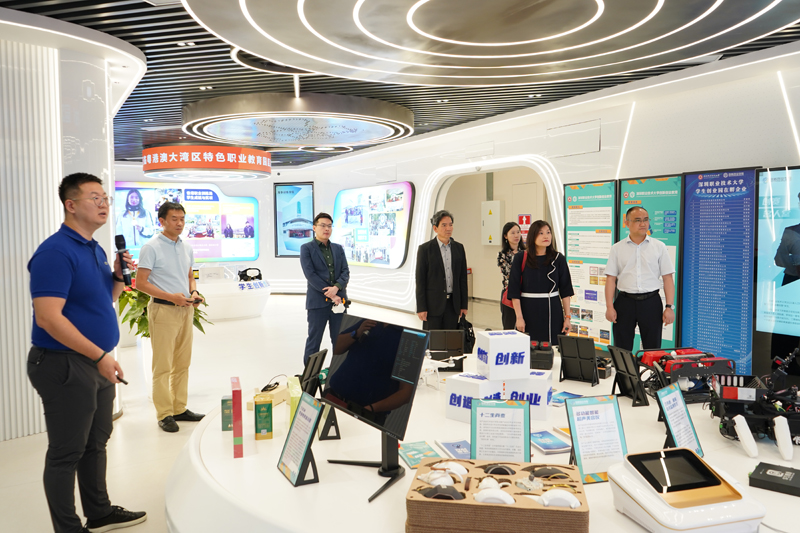 參觀深港合作的粵港澳大灣區特色職業教育園區