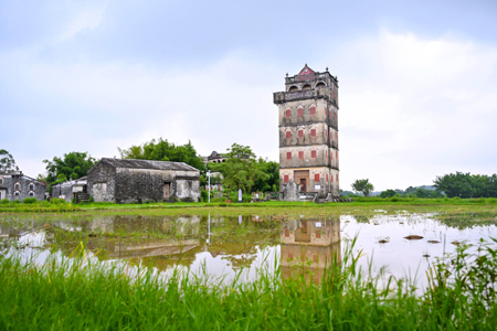 与团员交流、一同参观景区4
