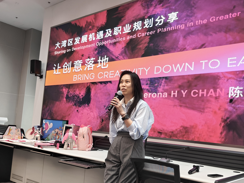 ACE創意教育協會的創始人兼執行會長陳曉茵分享