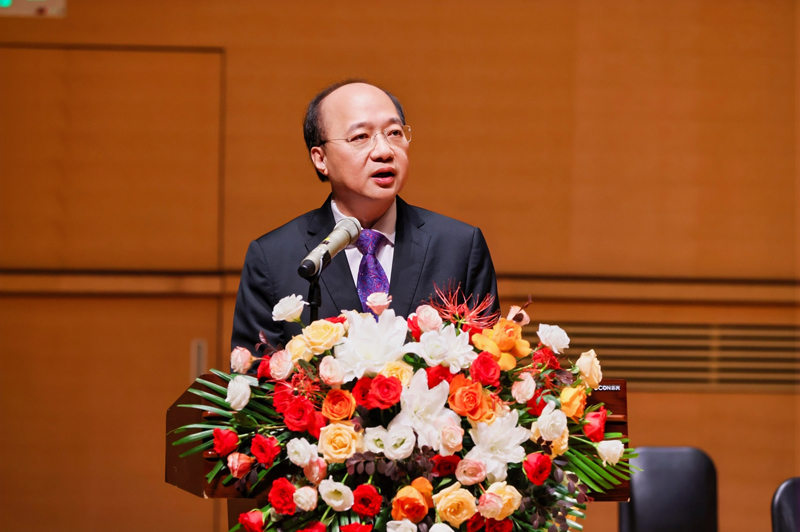 廣西壯族自治區人民政府副主席廖品琥致辭。