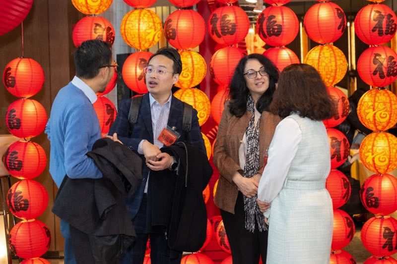 與會港商交流，共賀新春 2