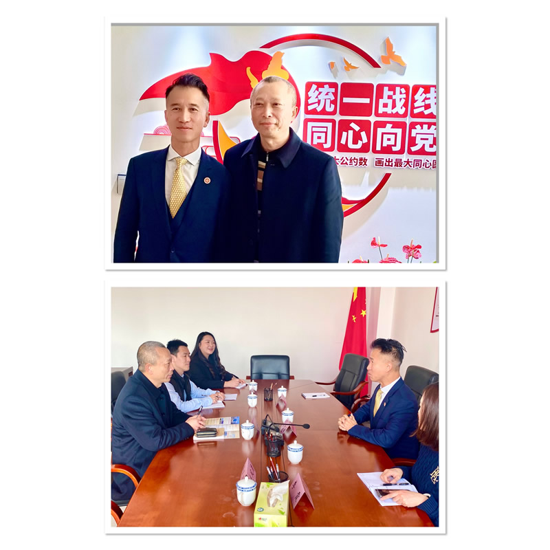 鄭震生(上圖左)與中共泉州市委統戰部副部長莊紹進(上圖右) 深入交流 
