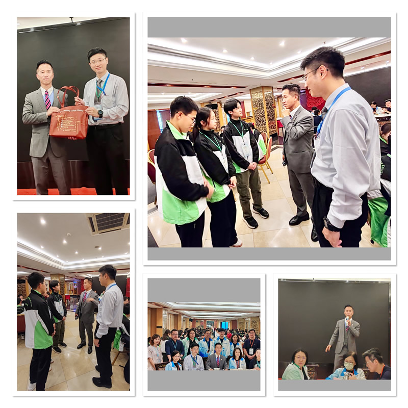 駐福建聯絡處主任鄭震生與師生們互動交流