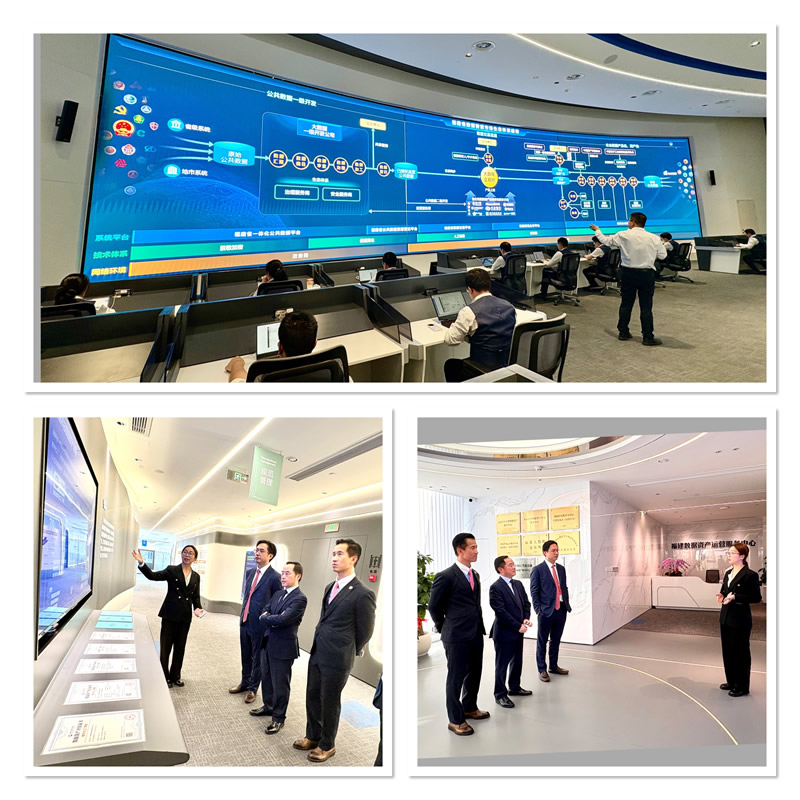 代表團一行參觀福建大數據交易所