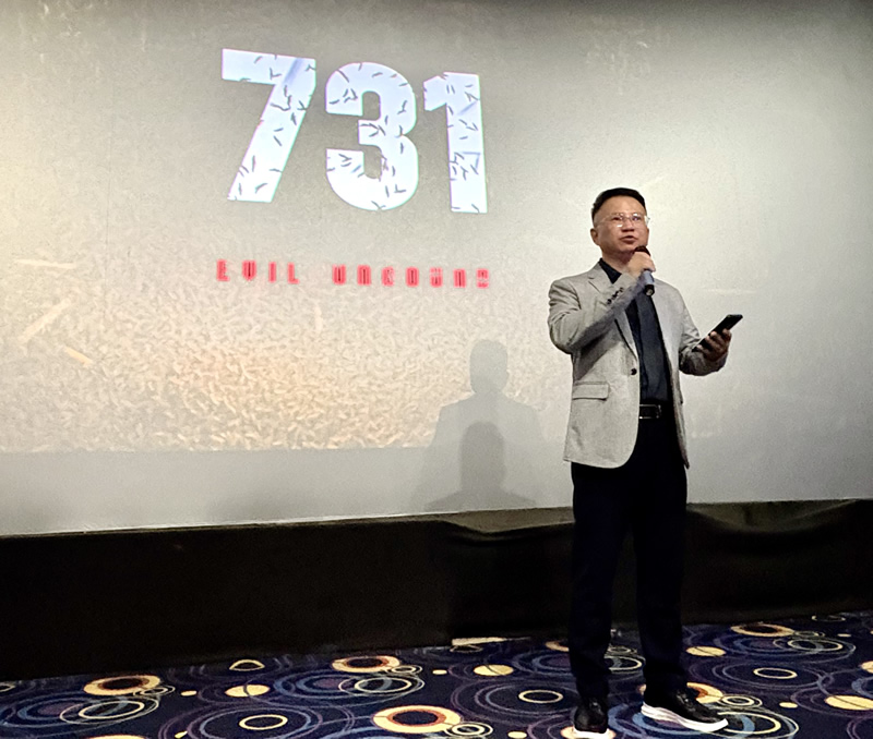 漳州市港澳事務辦公室黨組成員、三級調研員（副主任）陳冠宏致詞