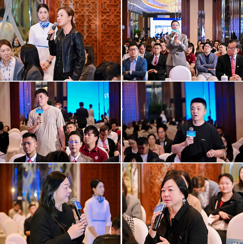 企业代表踊跃提问